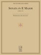 Sonata in E Major K.380 L.23 piano sheet music cover